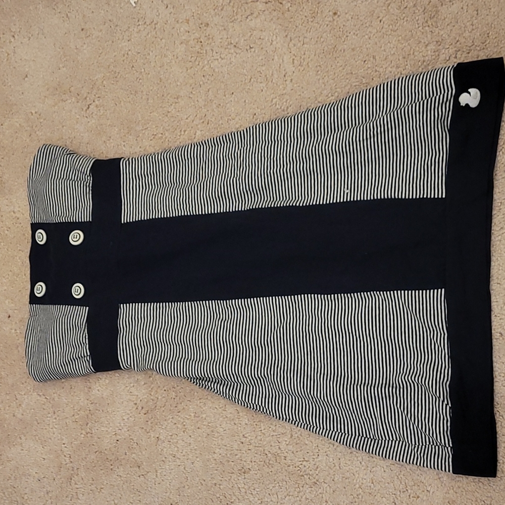 Cotton striped mini dress from Italy